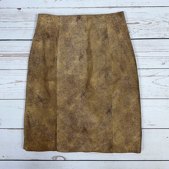 Jacqueline Ferrar Dresses & Skirts - Jacqueline Ferrar Vintage Leather Skirt, Sz 6